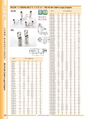 sunbet窄头铜管端子 KL90