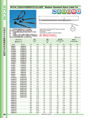 sunbet型抗紫外线扎带 GUV